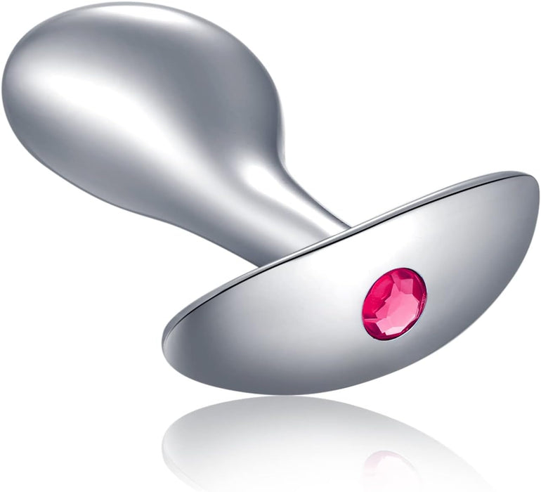 Металлические анальные пробки для женщин и мужчин с сильной присоской – набор из 3 размеров