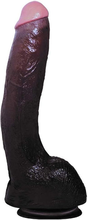 Melns Belgo Prism Jungle King Penisdildo ar spēcīgu piesūcekni 24 cm