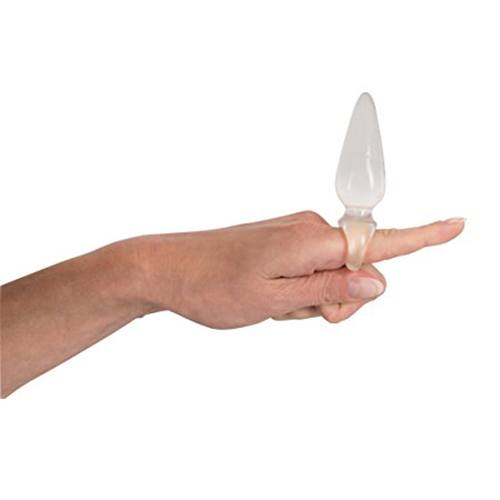 Finger Plug ir anālais spraudnis, kas novietots uz pirksta