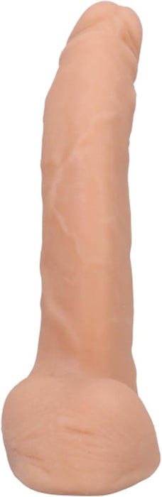 Reālistisks 24 cm ādas krāsas dildo ar spēcīgu piesūcekni