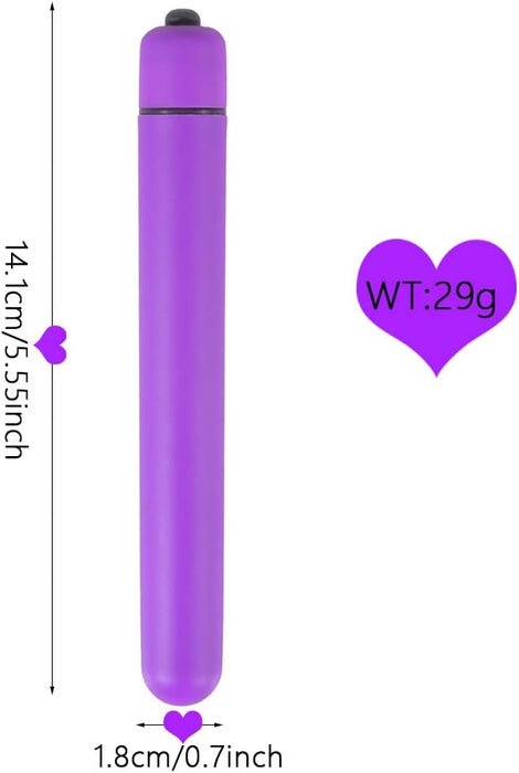 Mini vibrators ar 10 ātrumiem un ūdensizturīgu dizainu sievietēm