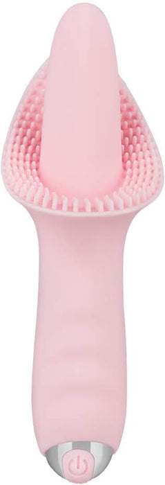 Вибратор с язычковой формой и 10 программами вибрации с сильной присоской и водонепроницаемостью IPX7