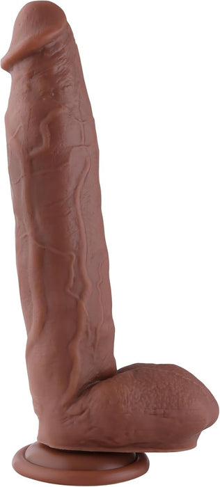 Большой реалистичный дилдо 29,5 см с системой KlicLok и с сильной присоской