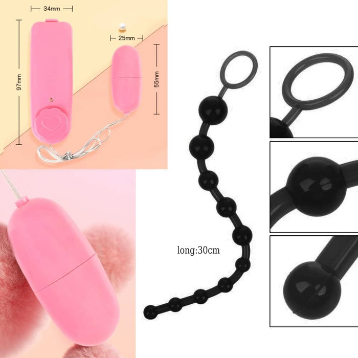 17 daļu BDSM komplekts – aizraujošām spēlēm un romantikai