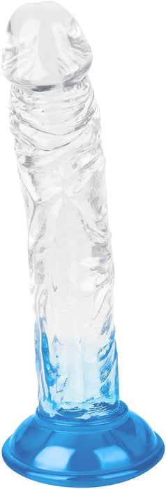 Dabisks dildo ar stipru piesūcekni, 22 cm, mīksts un elastīgs