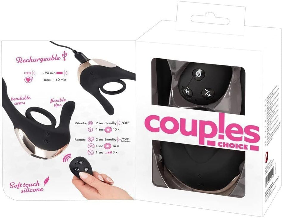 Вибратор для пар с сильной присоской и 10 режимами вибрации