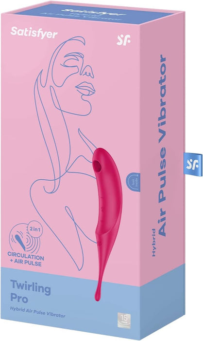Twirling Pro Klitora Vibrators ar 11 Spiediena Viļņiem un 12 Vibrāciju Programmas