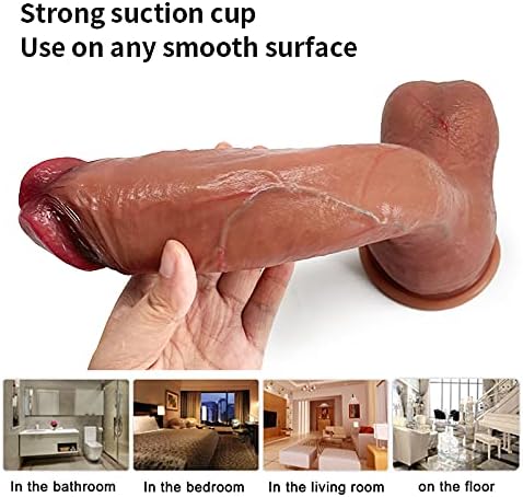 XXL 26,5 см силиконовый реалистичный дилдо с сильной присоской