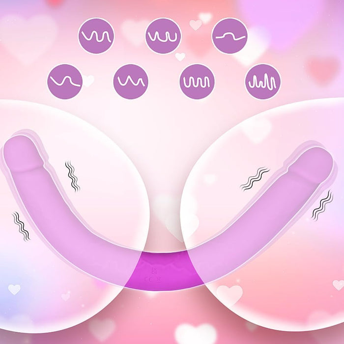 40 см Двойной Вибратор с пультом для женщин с сильной присоской