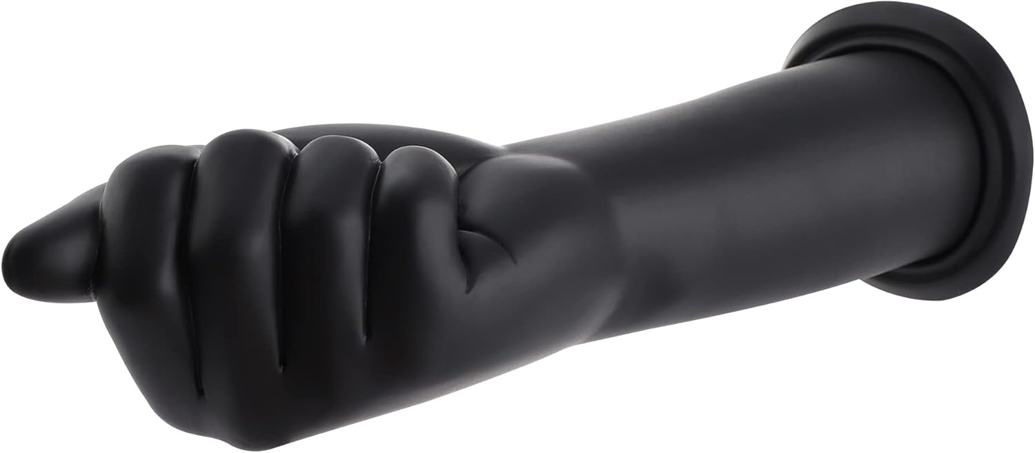 Mīksts 21.6 cm silikona dildo ar KlicLok sistēmu, vidējs izmērs