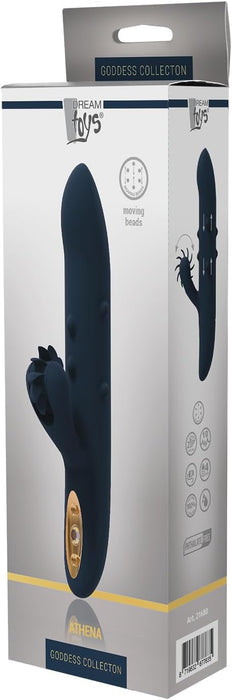 Goda kolekcijas Athena G punkta vibrators ar tālvadību un elastīgu dizainu