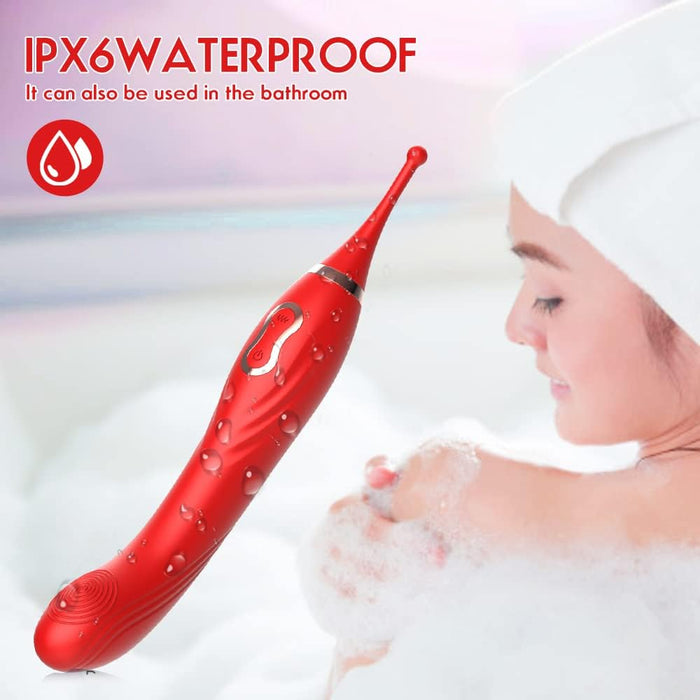 Интенсивный вибратор для клитора с сильной присоской и сменными насадками