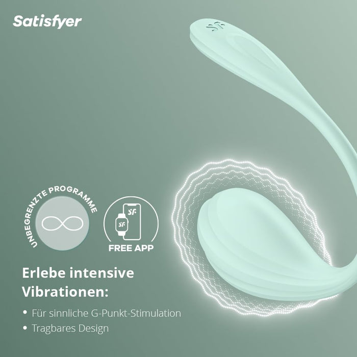 Портативный G-точечный вибратор с 12 режимами и приложением с сильной присоской