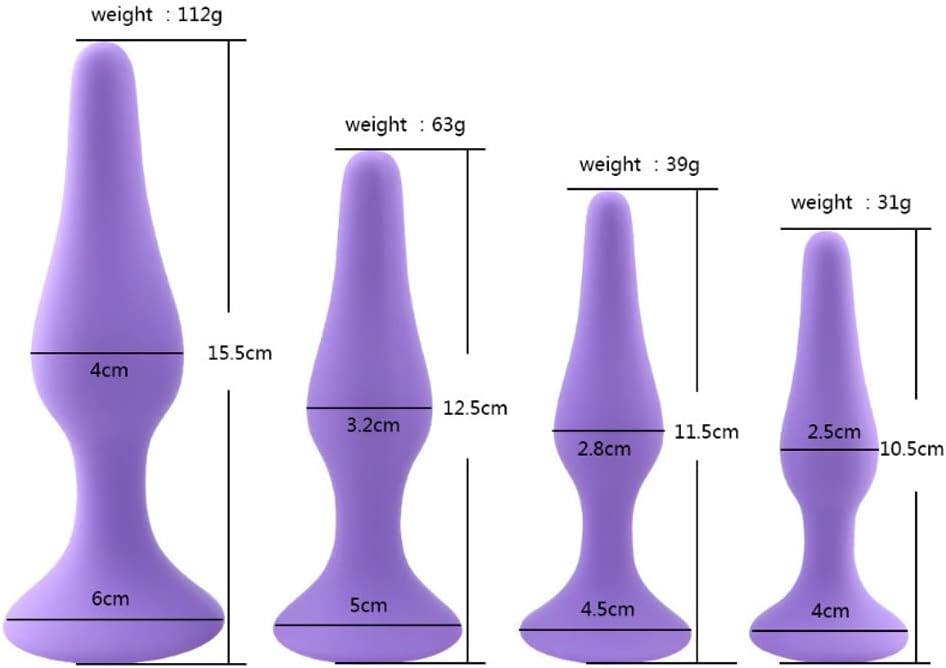 Набор анальных плагов с сильной присоской для начинающих и опытных