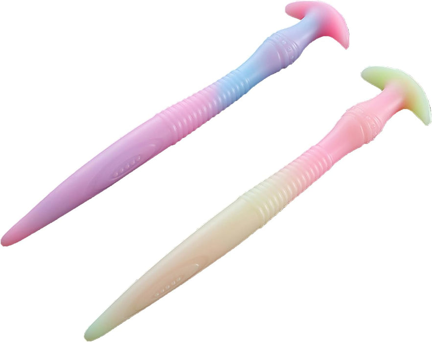 Мягкий силиконовый светящийся анальный плаг для женщин и пар с сильной присоской