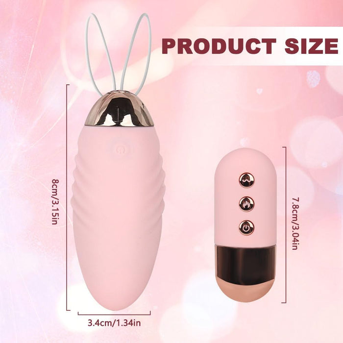 Vibrējošs olu gailis ar 10 vibrācijas režīmiem un tālvadību sievietēm