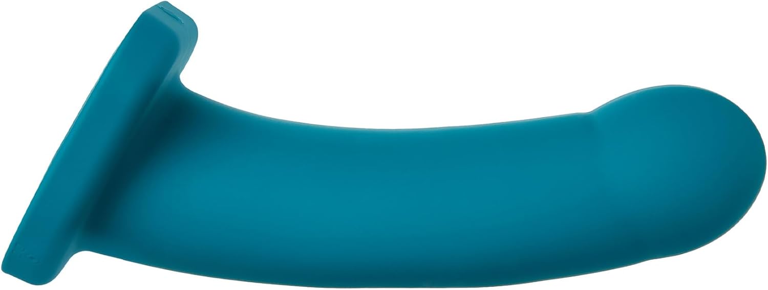 Зеленый полый G-точечный вибратор из 100% силикона с сильной присоской