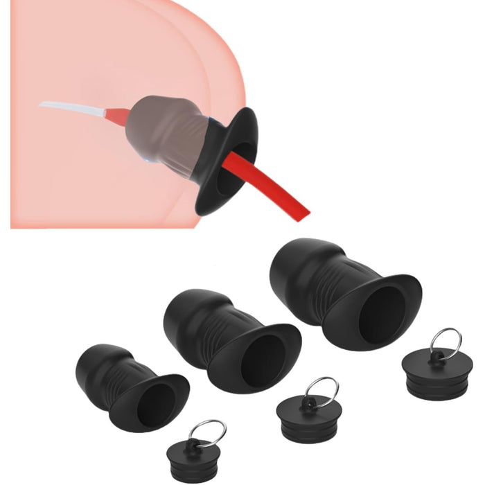 Аналный плаг с сильной присоской из мягкого силикона для женщин и мужчин