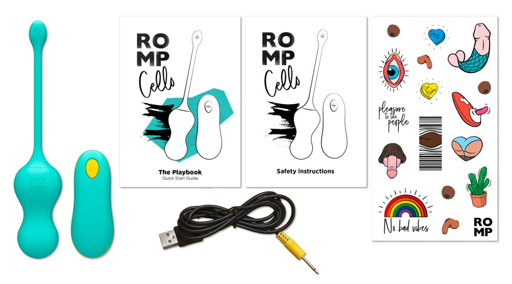 „Cello“ vibro bumbiņas ar 10 vibrācijas režīmiem, tālvadību un ūdensizturīgu dizainu sievietēm