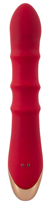 Trusīša vibrators ar 3 kustīgiem gredzeniem – intensīva maksts un klitora stimulācija