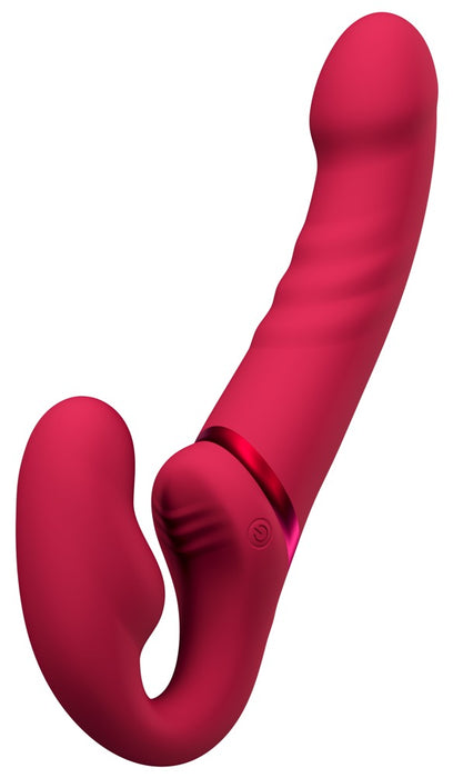 Lapis – lietotnē vadāms strapless vibrators lomu spēlēm un peggingam sievietēm