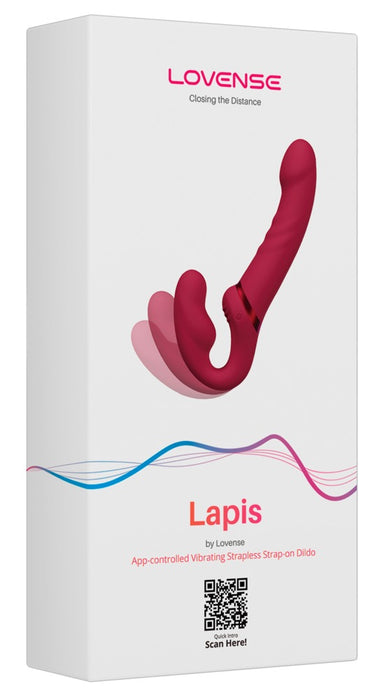 Lapis – lietotnē vadāms strapless vibrators lomu spēlēm un peggingam sievietēm