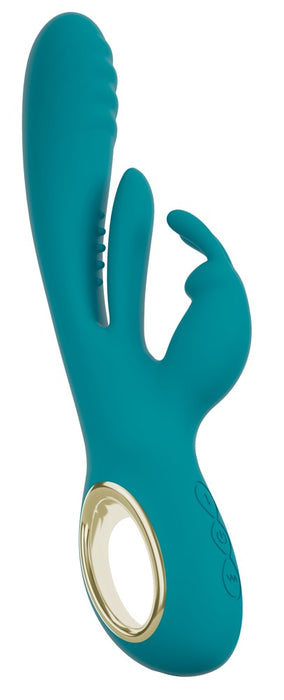 Trīskāršs Rabbit Vibrators ar Spēcīgu Spiedošo Funkciju un G-punkta Stimulāciju Sievietēm