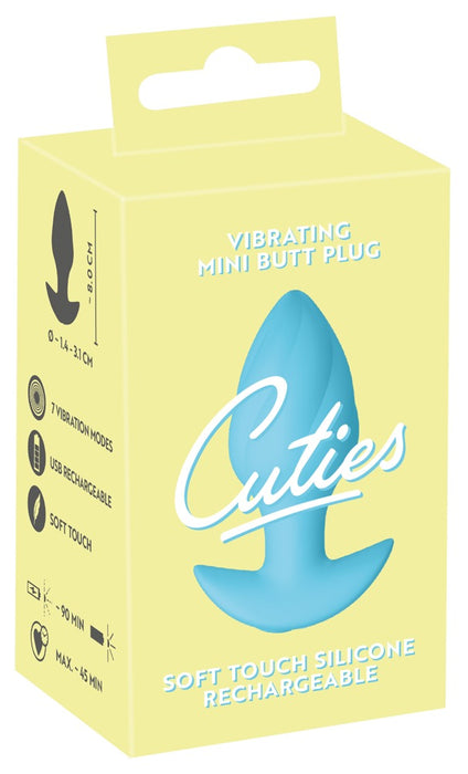 Vibrējošs mini anālais dīkdzelzis – 7 vibrācijas režīmi, mīksts silikons, drošs un viegli lietojams