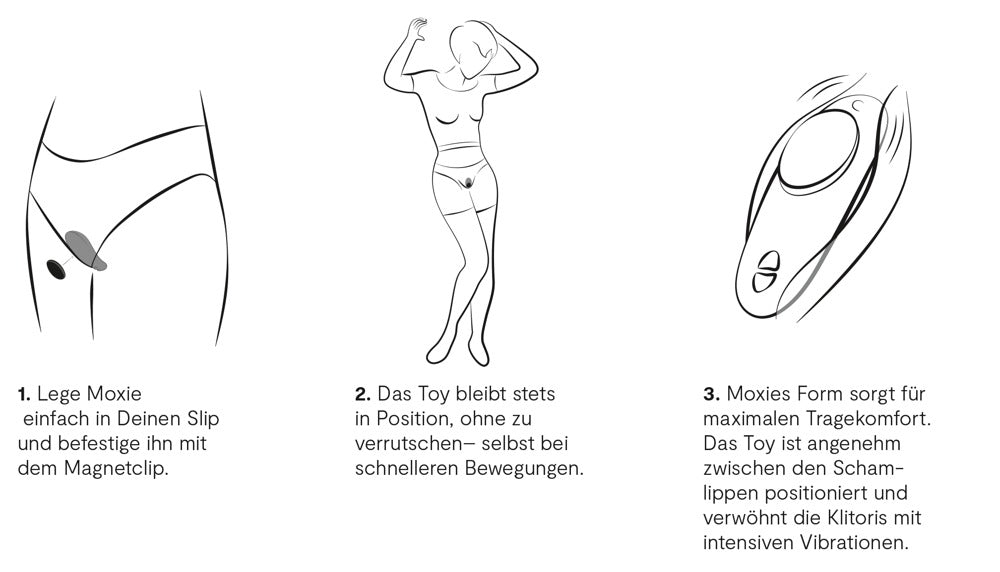 Moxie+ – kluss vibrators ar magnētisku stiprinājumu, 10 vibrācijas režīmiem un tālvadības pulti