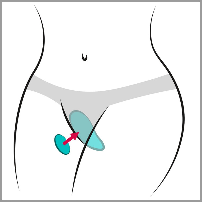 Moxie+ – kluss vibrators ar magnētisku stiprinājumu, 10 vibrācijas režīmiem un tālvadības pulti