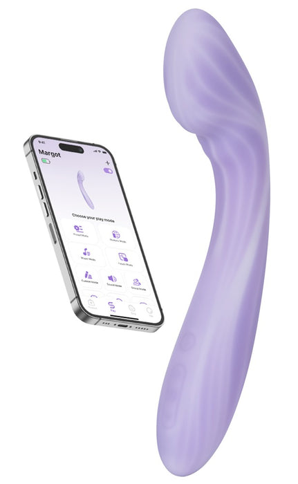 Margot – stilīgs G punkta un klitora vibrators ar lietotni un diviem motoriem