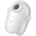 Satisfyer Glowing Ghost White – diskretiškas, intensyvus klitorio stimuliatorius su švytėjimo funkcija ir vibracijomis