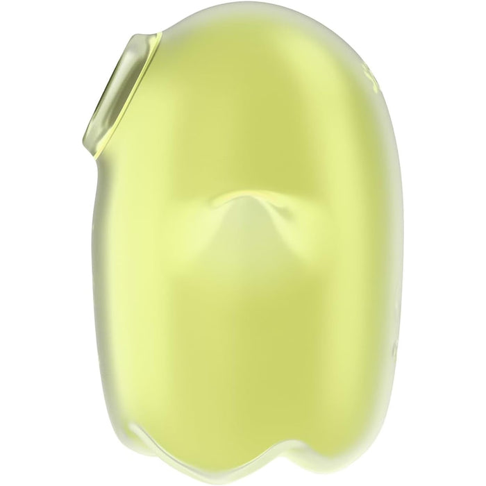 Satisfyer Glowing Ghost Geltonas – Vandeniui atsparus spindintis vakuuminis klitorio stimuliatorius su 11 intensyvumo lygių