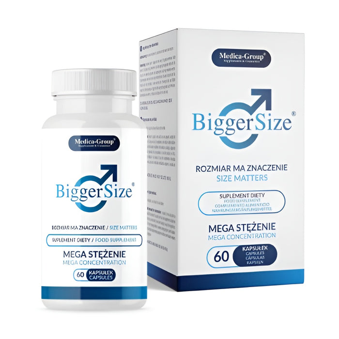 BiggerSize добавка для мужчин, 60 капсул.