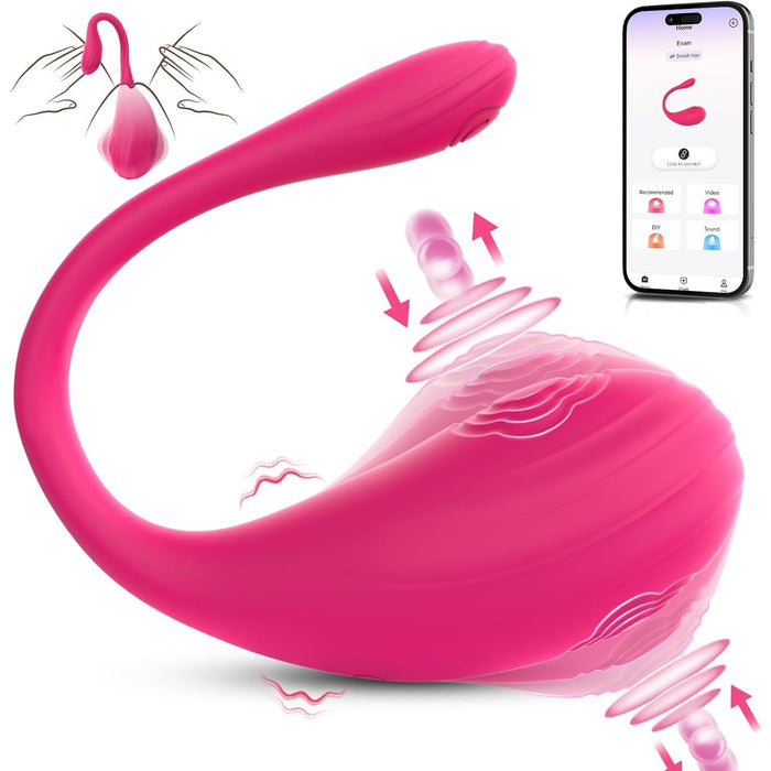 Мощный двусторонний вибратор Cacuola с сильной присоской для женщин и пар