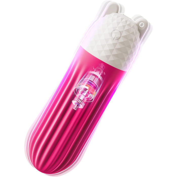 Мини вибратор для женщин с 10 режимами вибрации и с сильной присоской