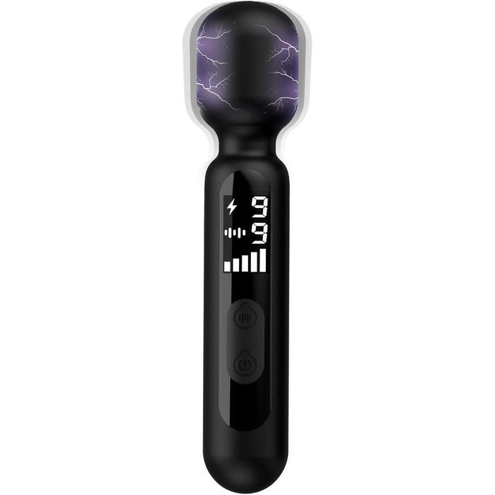 Вибратор для женщин с 9 режимами вибрации и 9 электрошоковыми режимами, с LCD дисплеем