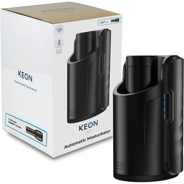 Keon Automātiskais Masturbators Vīriešiem ar PowerBlow savietojamu Stroker – Interaktīvs Bez Roku Palīdzības