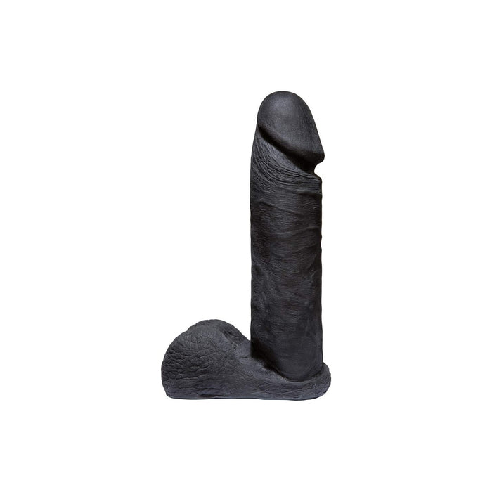 8 collu melns UltraSKYN UR3 Vac-U-Lock dildo – reālistisks un elastīgs