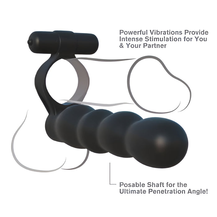 Fantasy C-Ringz anālais aizbāznis un dzimumlocekļa gredzens