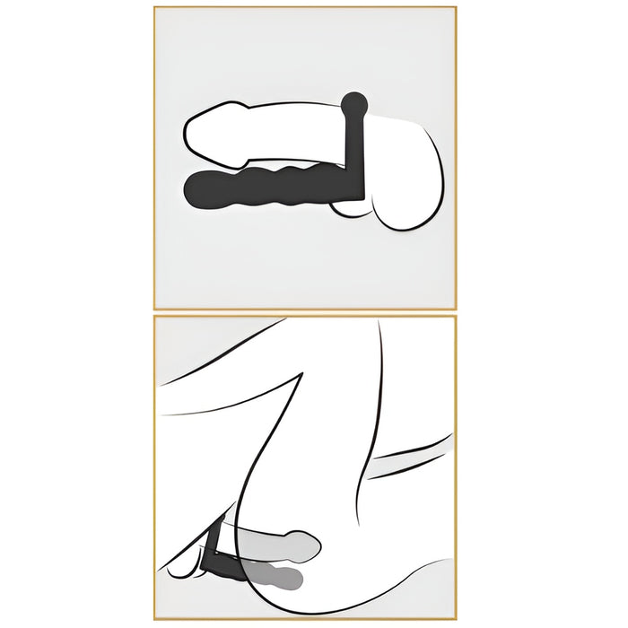 Fantasy C-Ringz anālais aizbāznis un dzimumlocekļa gredzens