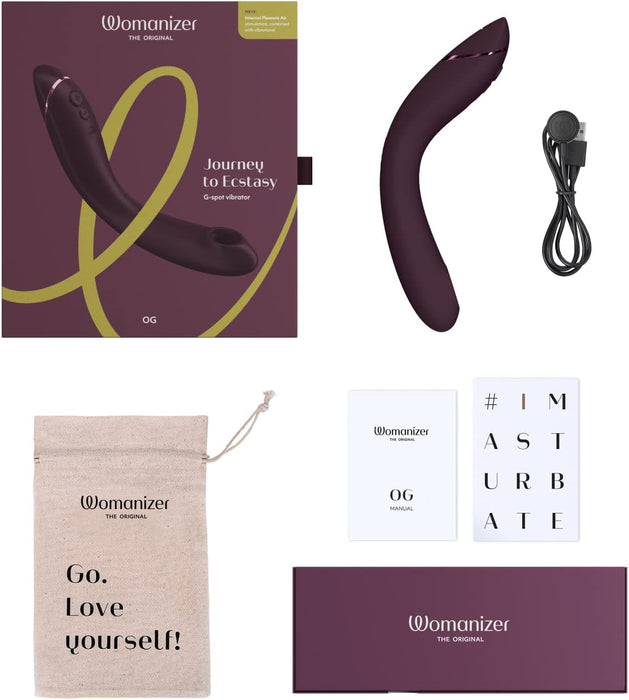 Вибратор для точки G OG с сильной присоской для двойной стимуляции