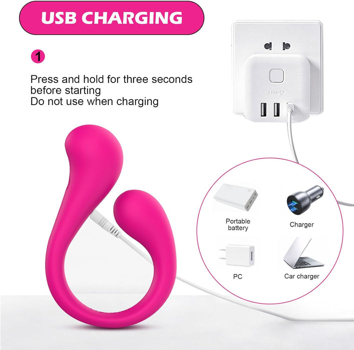 Bluetooth vibrators ar 9 režīmiem un aplikācijas vadību pāriem un individuāliem