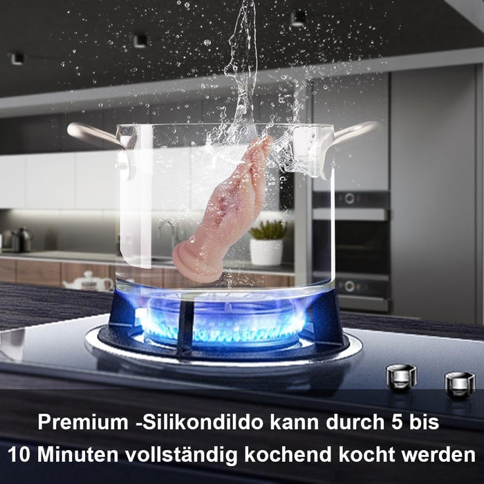 Реалистичный фаллоимитатор рука из силикона с сильной присоской 16,5 см