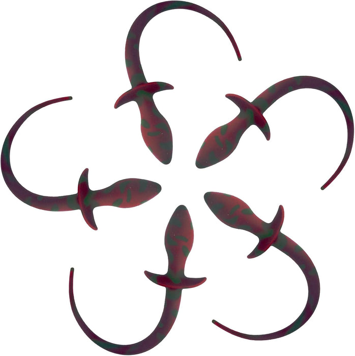 Аналог с сильной присоской из силикона с хвостом собаки для косплея