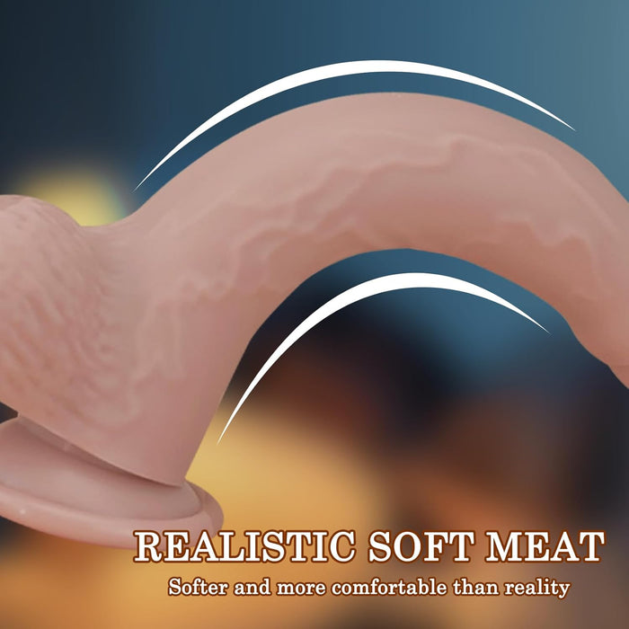 Reālistisks Dildo ar Stipru Piesūcekni – Dabiskas Formas Pieaugušo Rotaļlieta