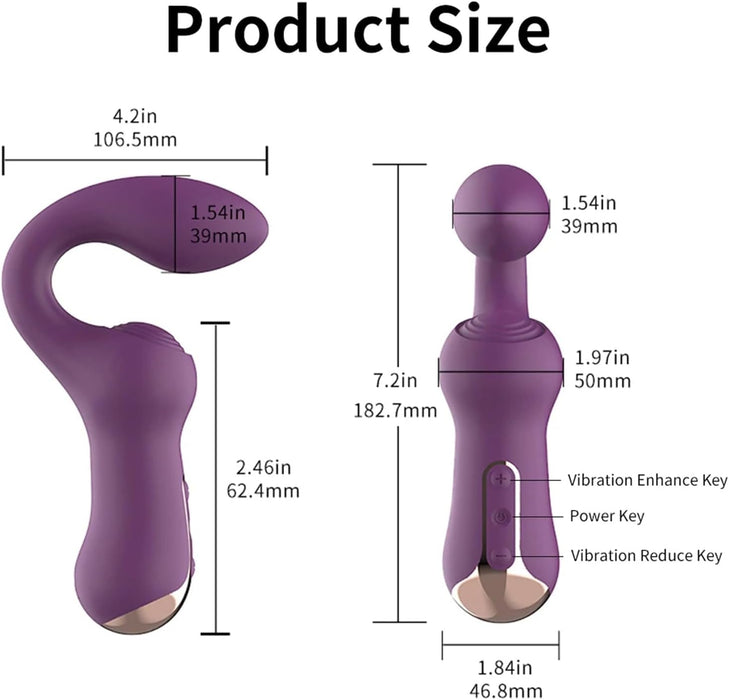 G punkta vibrators sievietēm ar U formas dizainu un 10 vibrācijas režīmiem