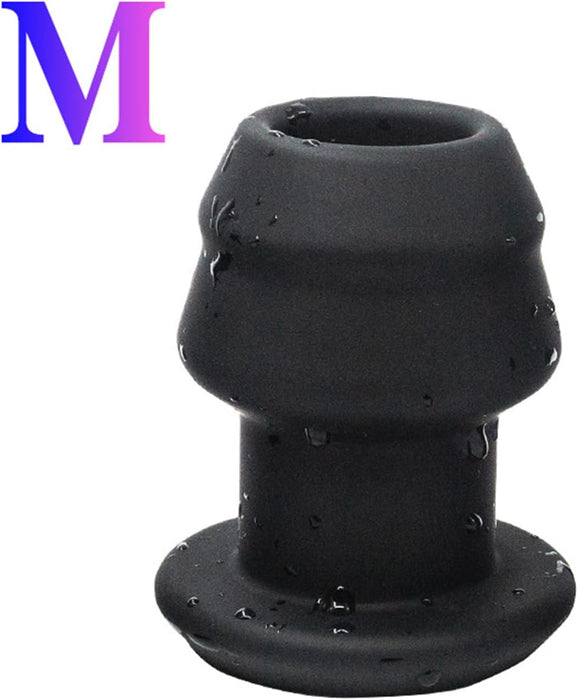 Большой Силиконовый Анальный Плагин с Волнистой Головкой с сильной присоской