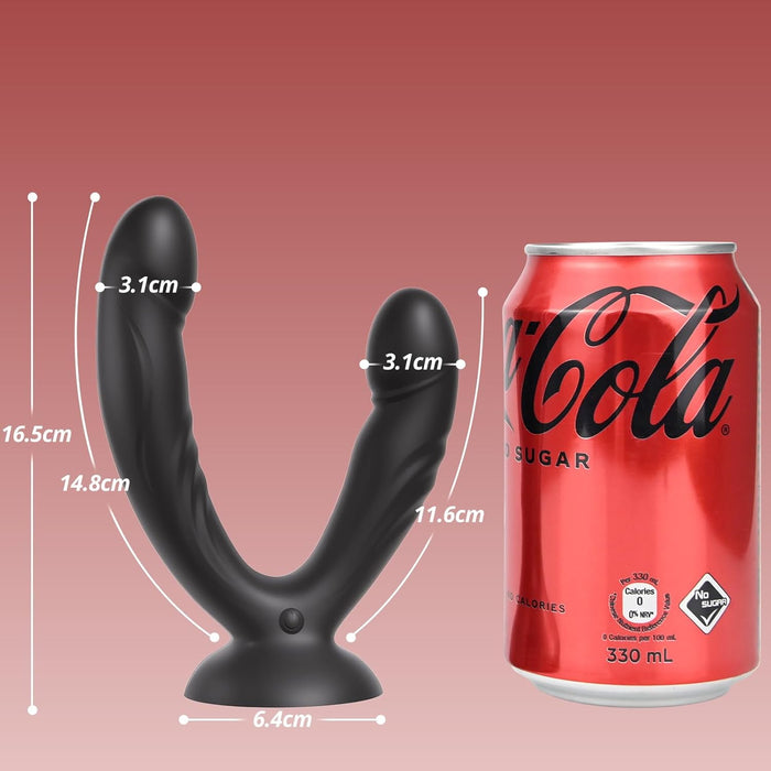 Divvietīgs vibrators ar tālvadību – 10 vibrācijas režīmi G punkta un klitora stimulācijai