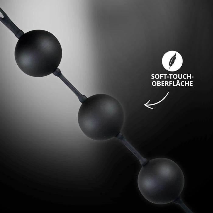 Mīksti Melni Mīlas Bumbiņas efektīvai iegurņa pamatnes trenēšanai